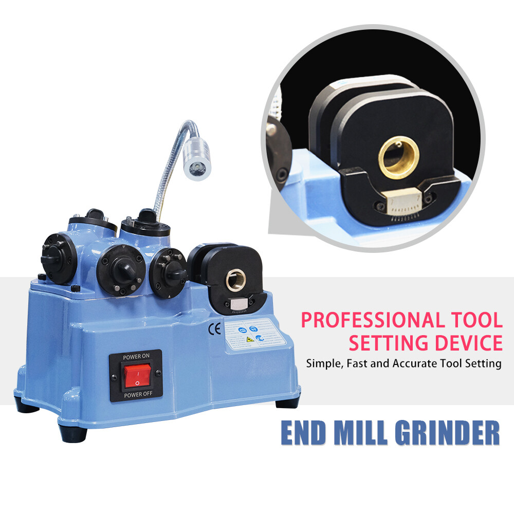 End Mill Grinder Cutter Sharpener 2-12mm Universal Sharpening Machine KZ-X12