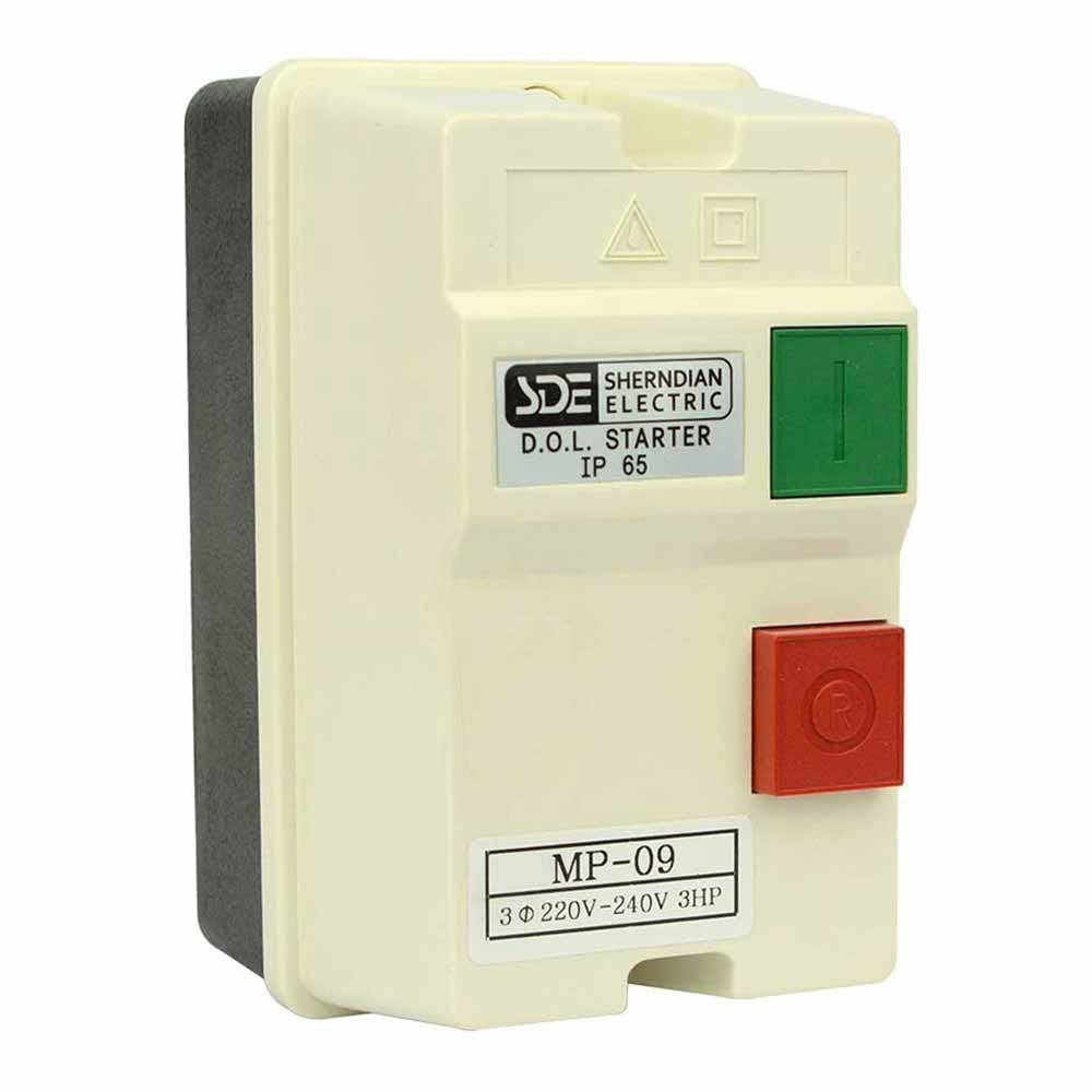 3 Phase Magnetic Motor Starter Switch 220V 240V 3HP 8 12 Amp Heavy Duty