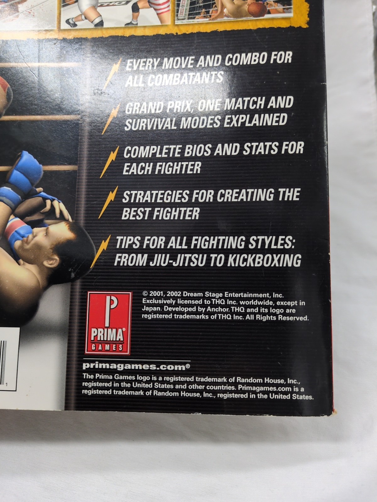 Pride Fighting Championships Primas Strategy Guide Book
