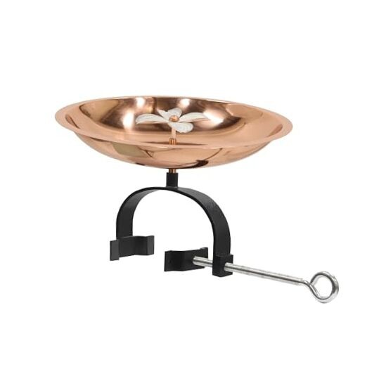 Dogwood Birdbath- Over Rail Bracket