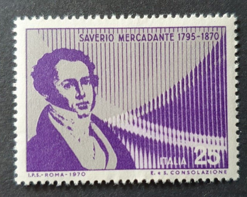 1970 ITALY ITALIA ITALIANA SAVERIO MERCADANTE VF MNH