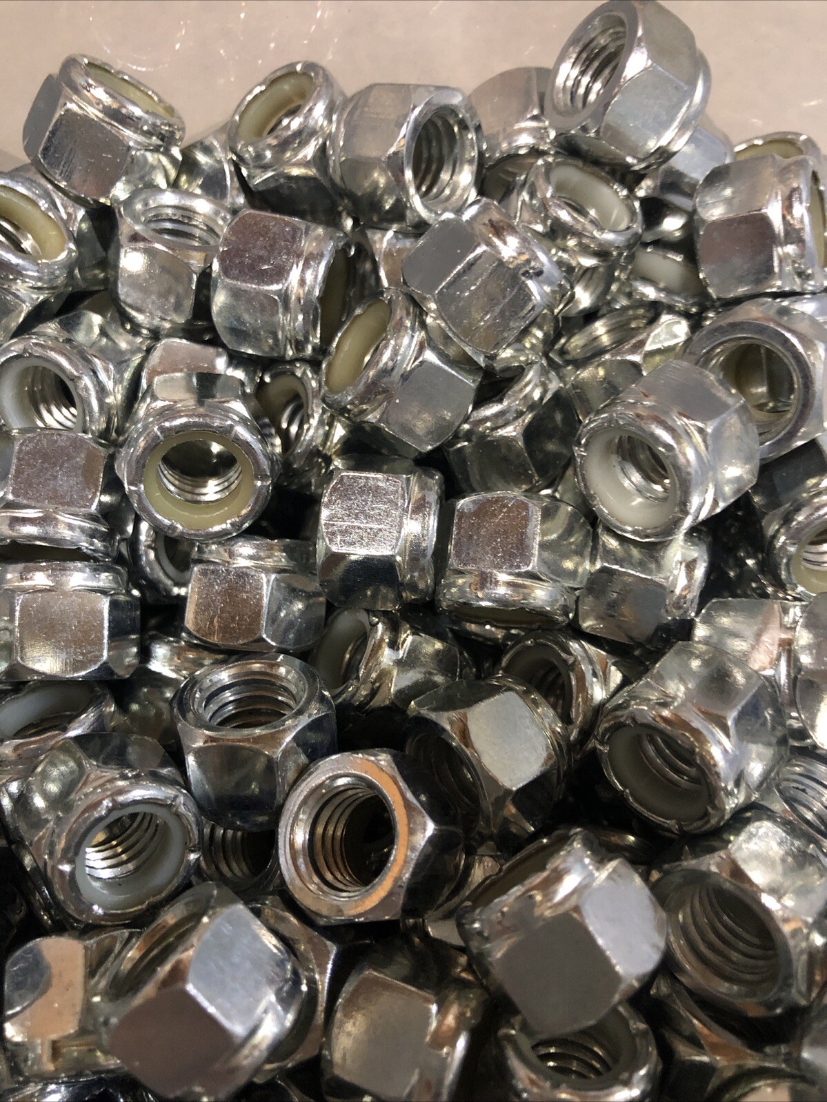 Nylon Insert Lock Nuts Nylock Zinc Plated PACK OF 25