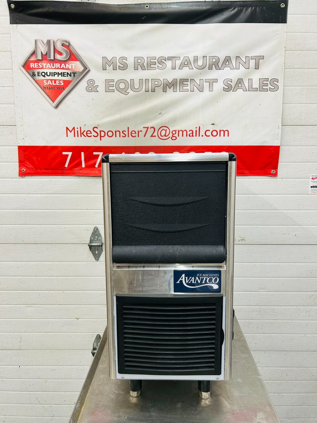Avantco Ice UC-B-77-A 14 13/16" Air Cooled Ice Machine - Fully Refurbished