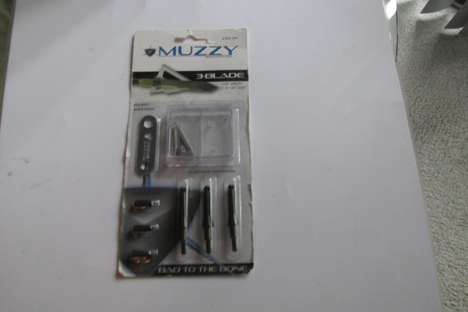 Muzzy 3-Blade broadheads 100 Grain 1 3/16” Cut Fixed 100 gr