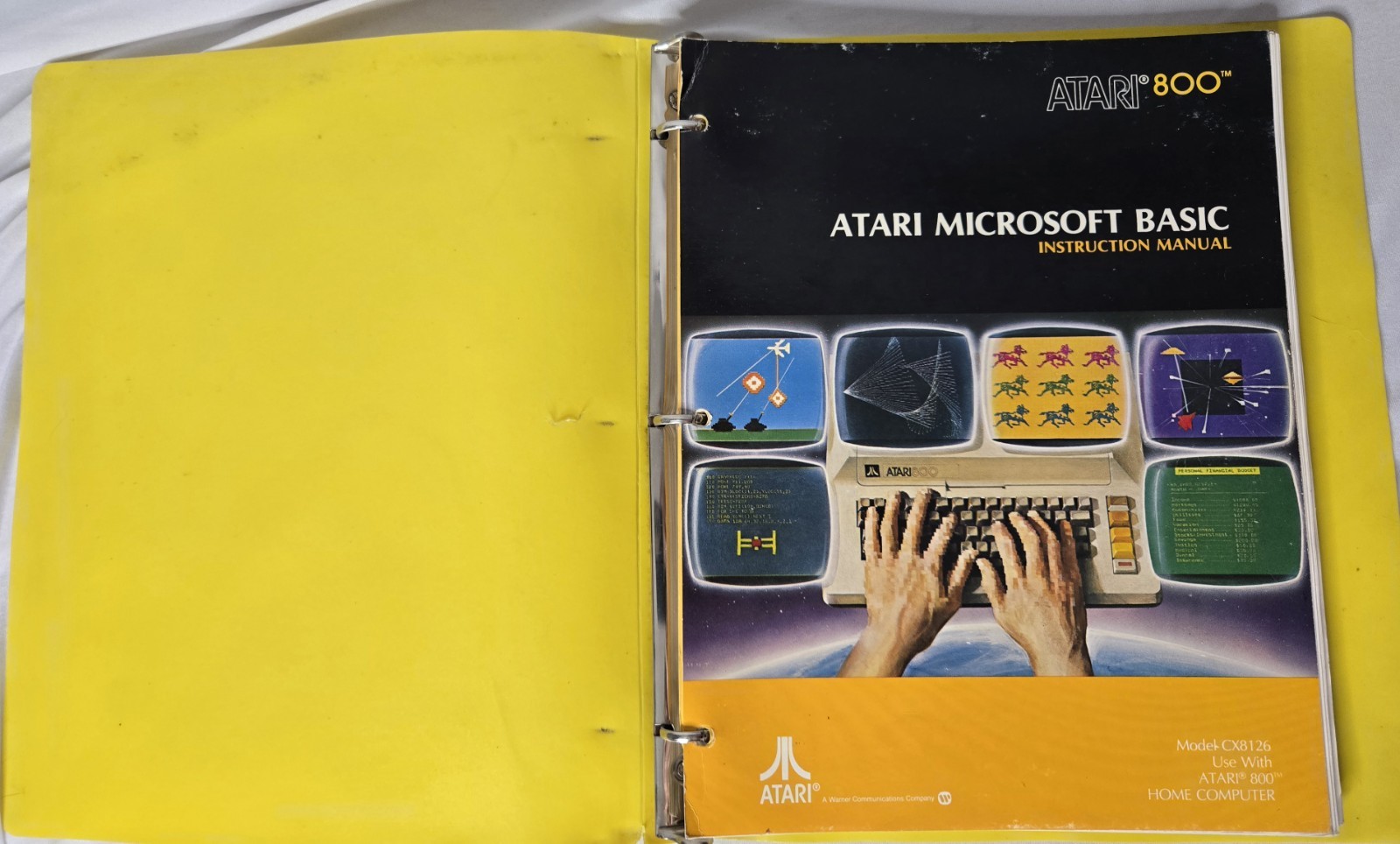 Set Of Atari vintage 1981 programming manuals for the Atari 400/800 & Atari 800