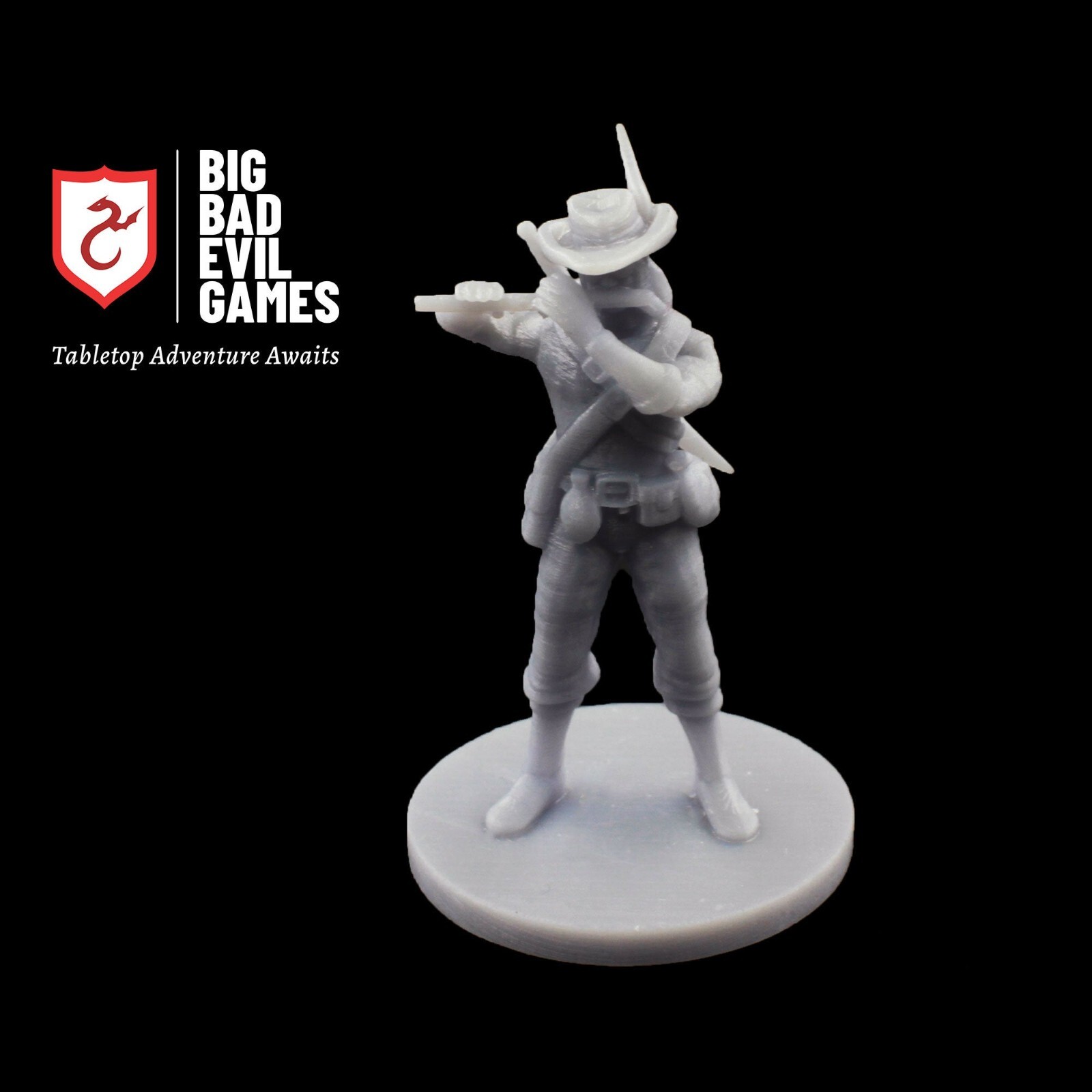 Bard with Flute Miniature | fore D&D and other tabletop Fantasy RPG's