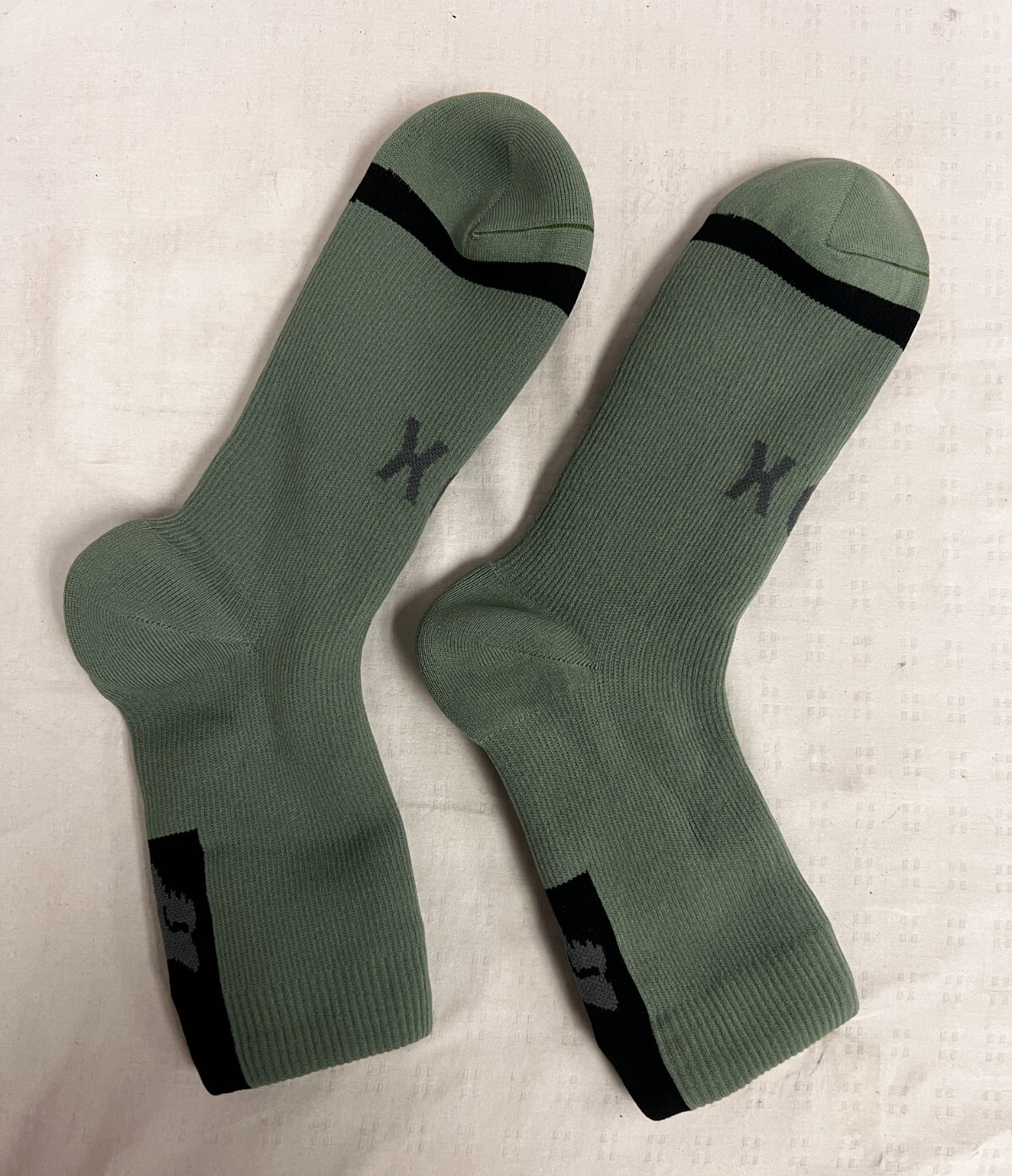 Fox Racing Defend Water Socks Cushioned Crew Socks Green Small/Medium SAMPLE