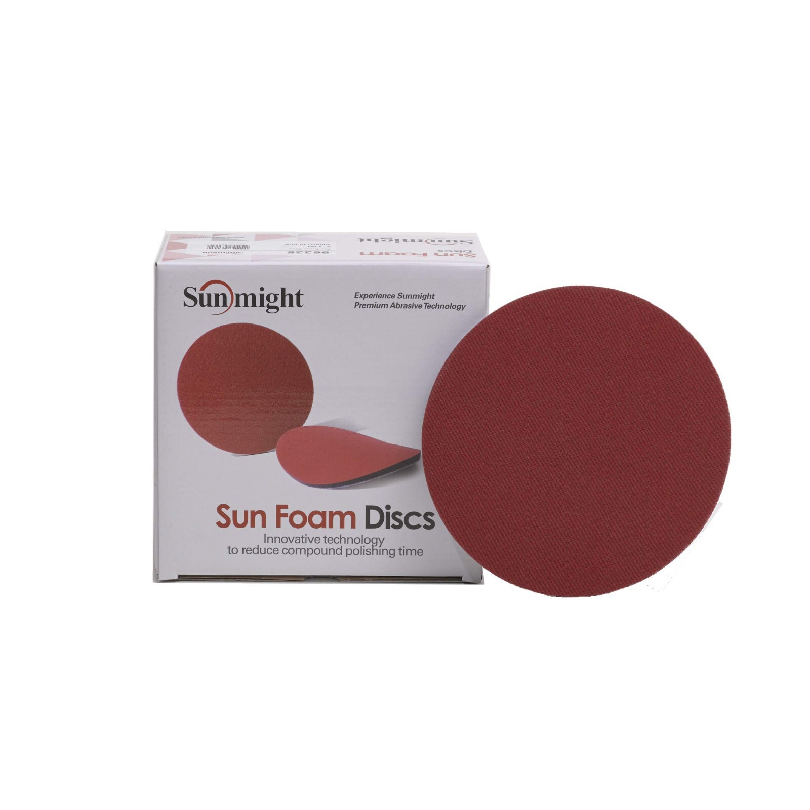 Sunmight 96220 Sunfoam Hook & Loop 6 in. Foam Sanding Discs 1000 Grit 10/Box