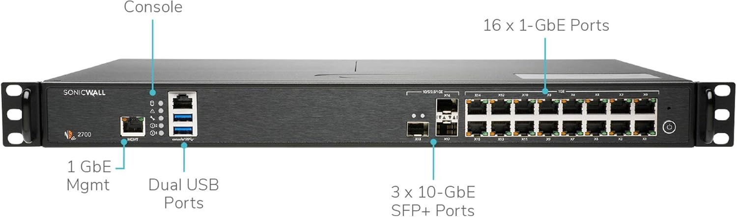 Sonicwall NSA 2700 High Availability (02-SSC-7367) - New