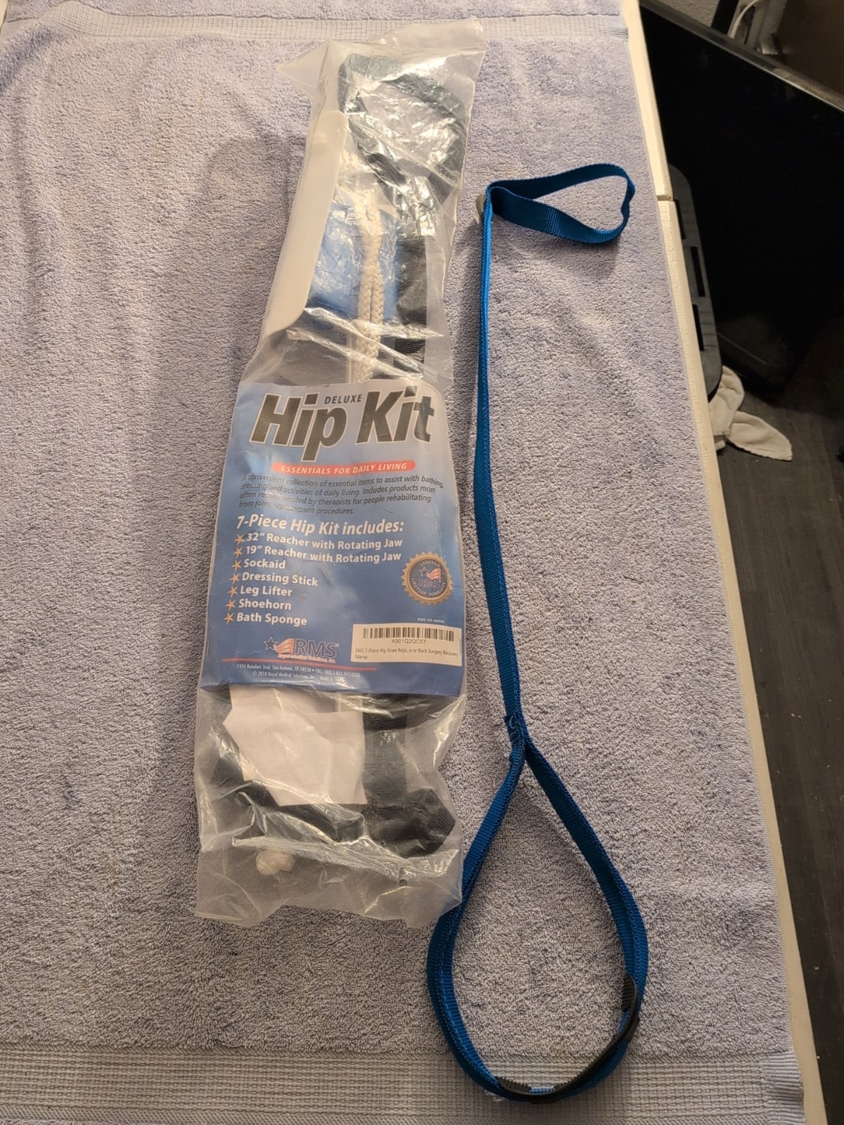 Deluxe Hip Kit RMS 7-Piece Hip Knee Replacement Kit (19" & 32" Reacher Included