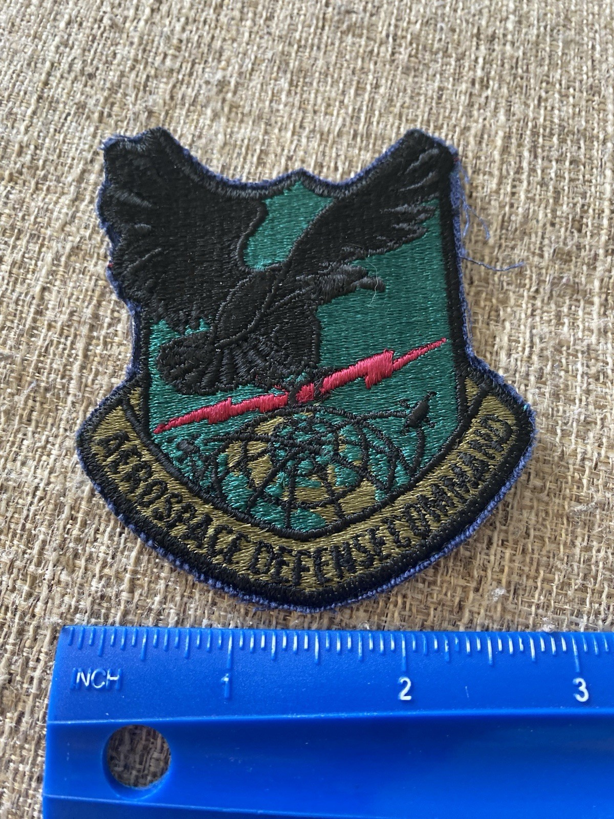 Vintage Aerospace Defense Command Patch Colorado Springs CO USAF Subdued