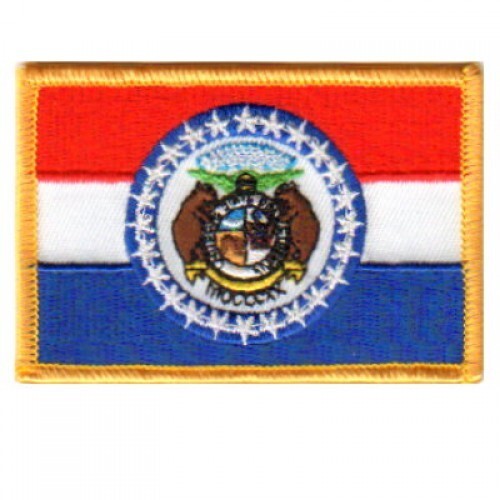 State Flag- Missouri Biker Patch vest jacket harley motorcycle USA