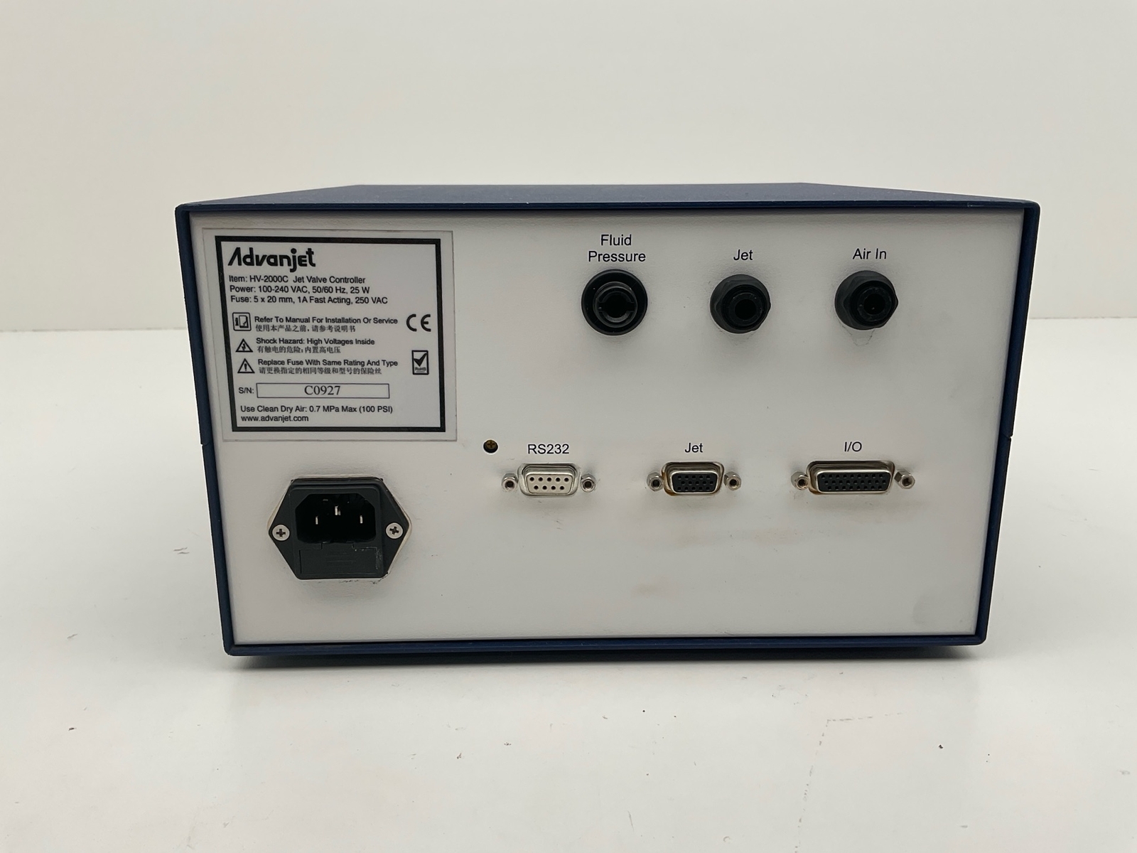 Advanjet (Graco) HV 2000C, HV 2000 Non Contact Jet Dispenser w/controller