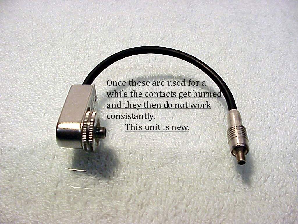 Zeiss Ikon Contax IIa IIIa Black Dial sync cord 1361 | Very Rare | New | $44 |