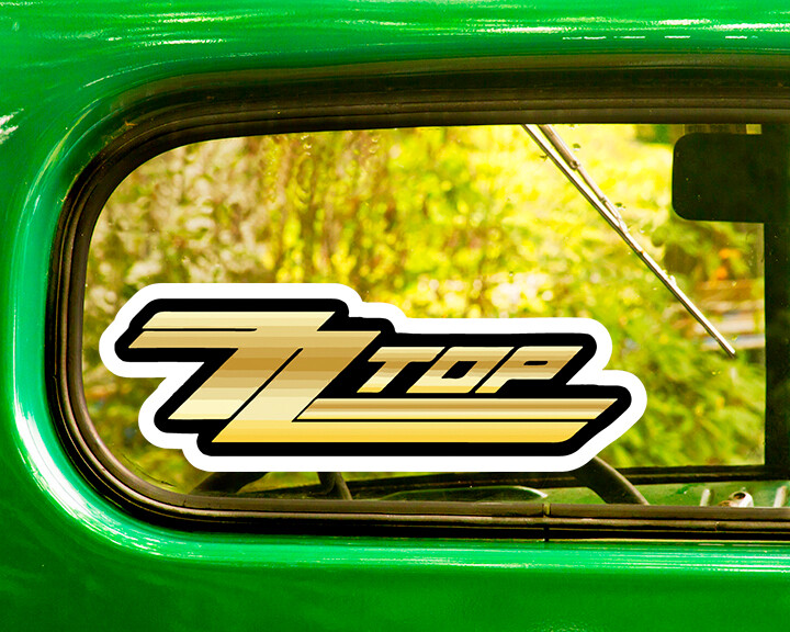 2 ZZ TOP BAND DECALs Sticker Bogo For Car Window Bumper Laptop Free Shipping