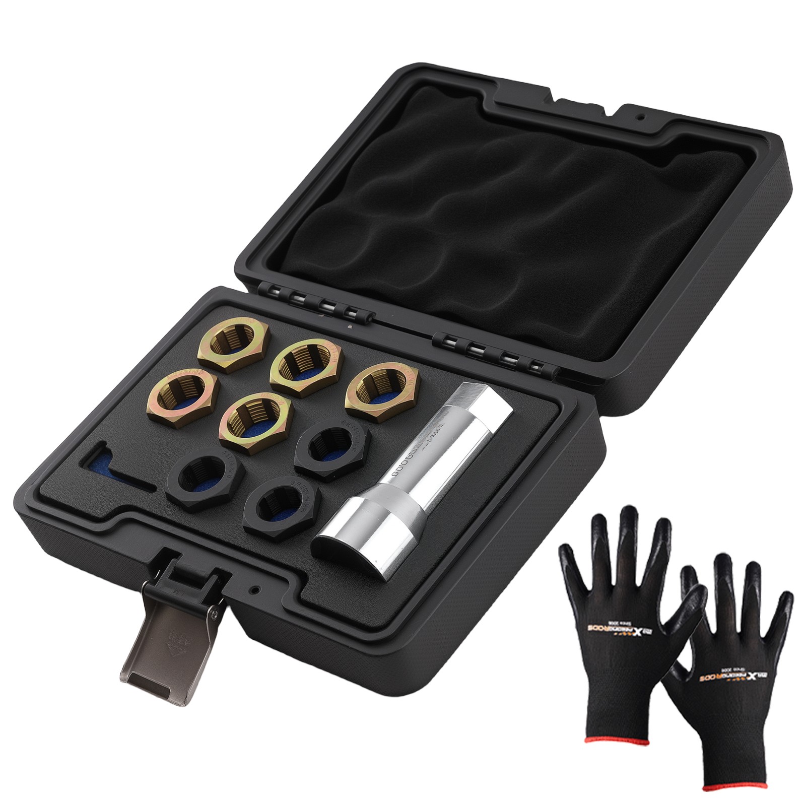 Thread Chaser Set for Axle/Wheel Studs M20x1.25-M24x2.0 + Extension Bar