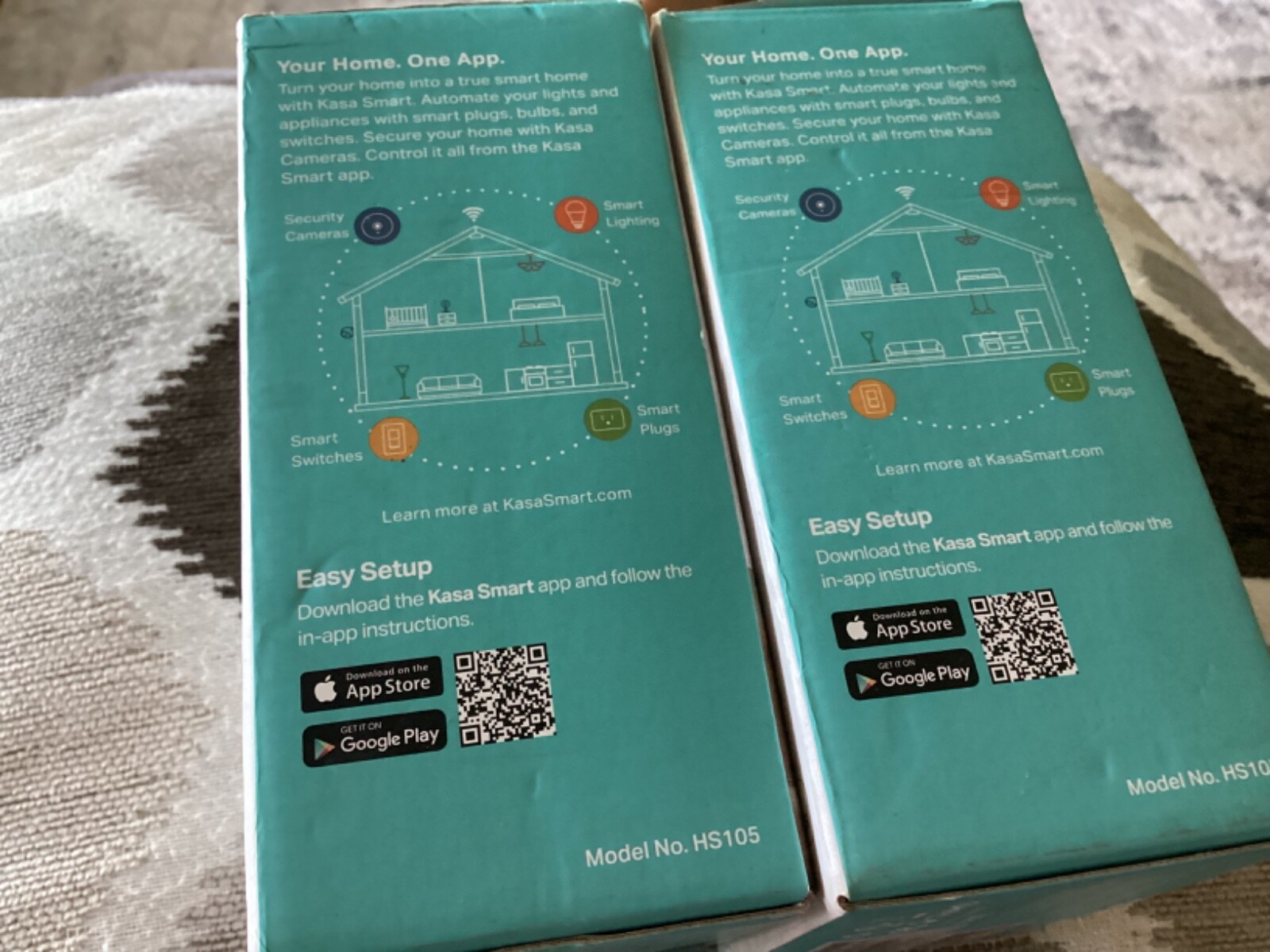2- TP- Link Smart Wi-Fi Plug Mini White ( HS 105).