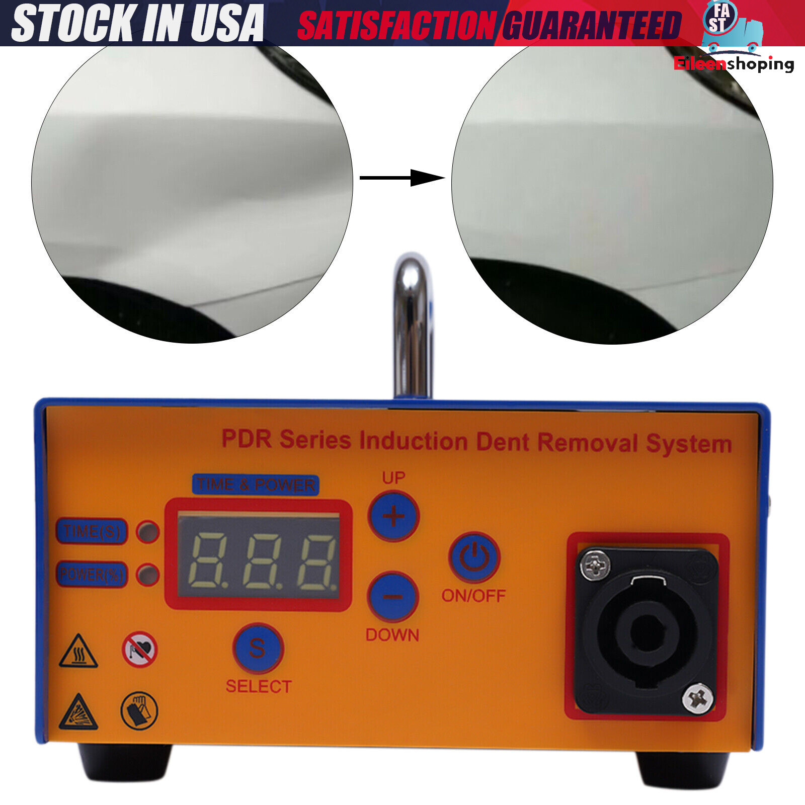 Pro Induction Heater Machine Hot Box Car Paintless Dent Removing Repair Kit Tool