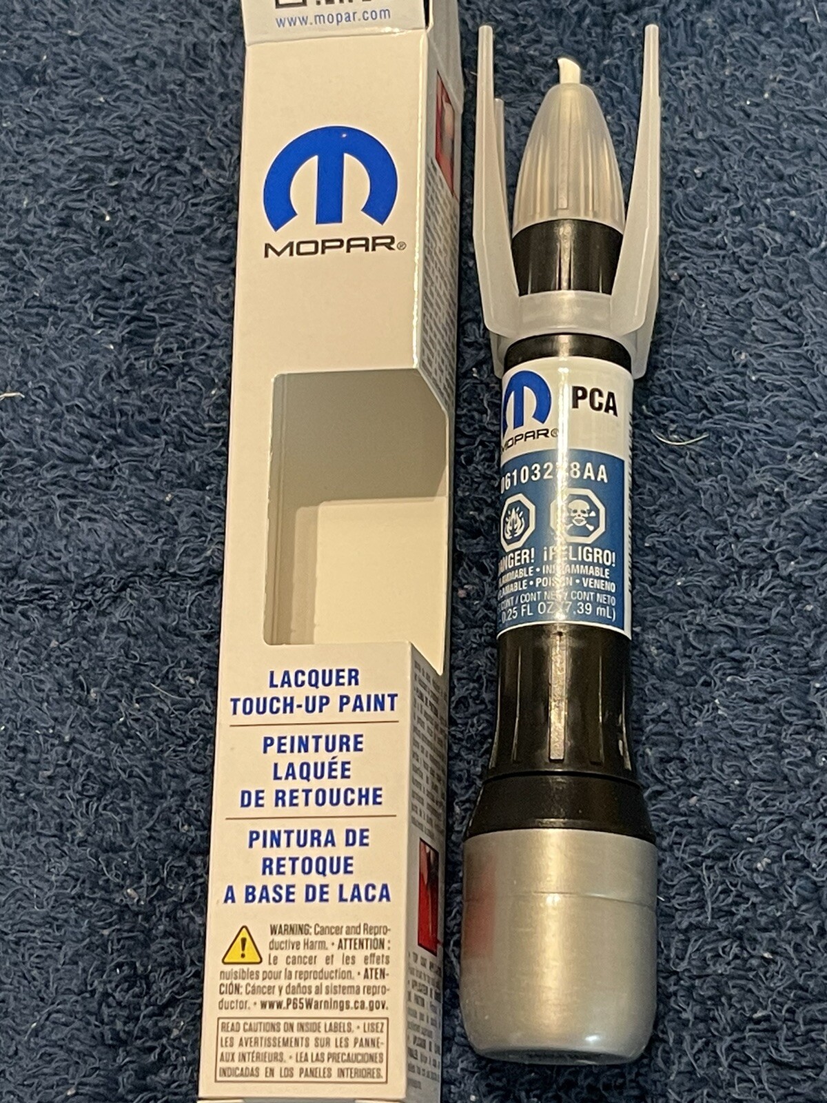 MOPAR TOUCH-UP PEN&CLEAR COAT~06103278AA~ FROSTBITE BLUE PEARL METALLIC ~PCA~NEW