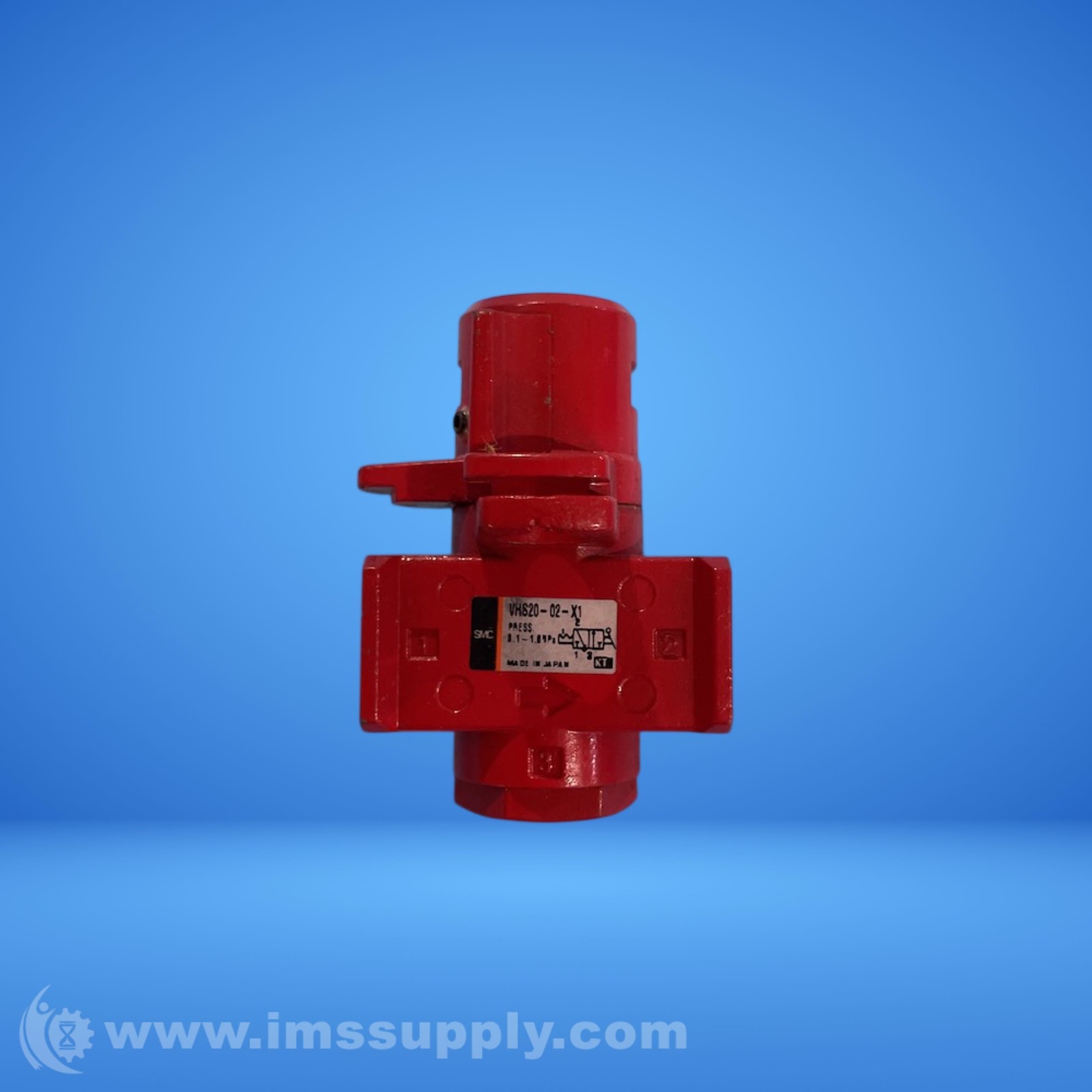 SMC VHS20-02-X1 3 Port Hand Valve FNIP
