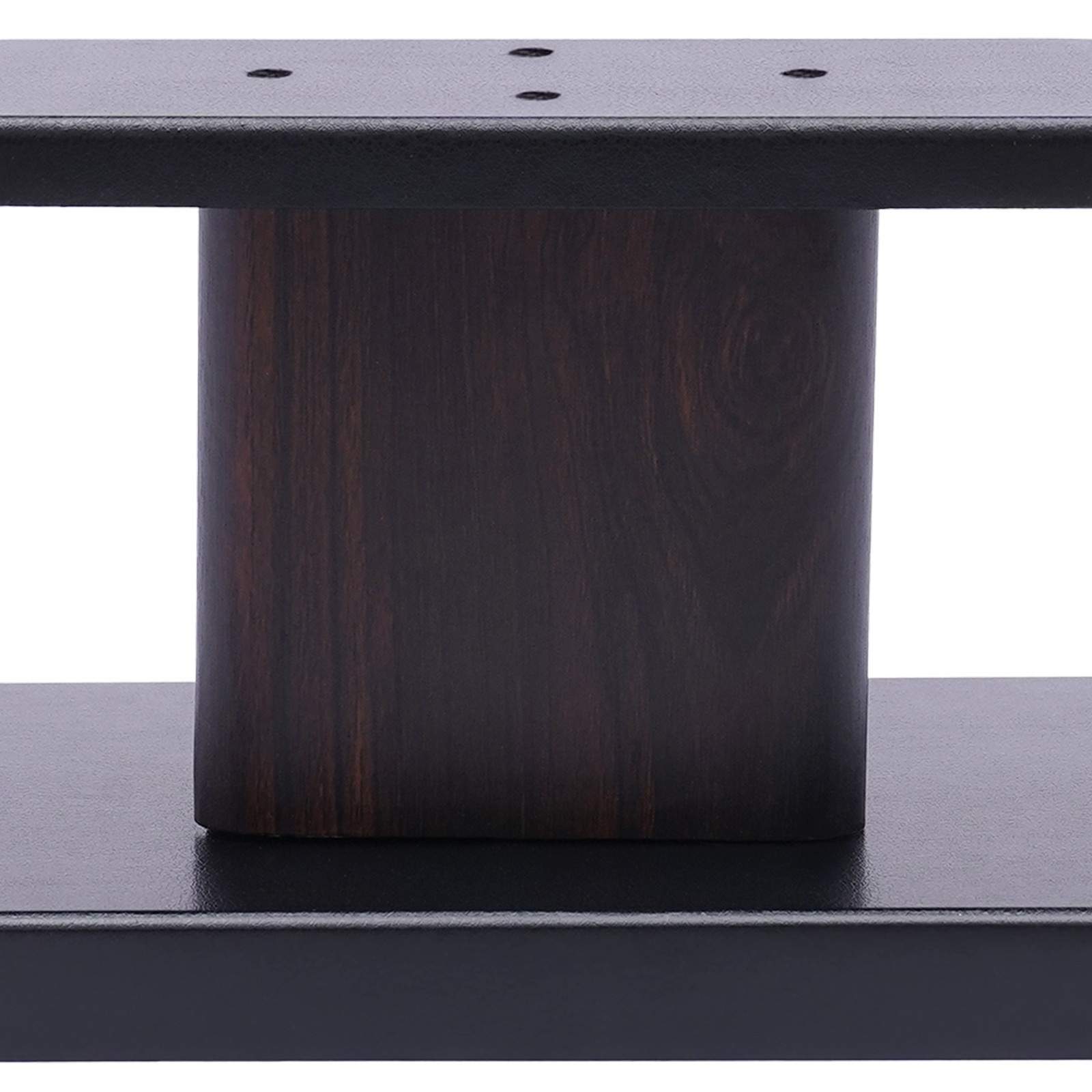 Elegant Black Walnut Speaker Stands for Bookshelf or Desktop Use