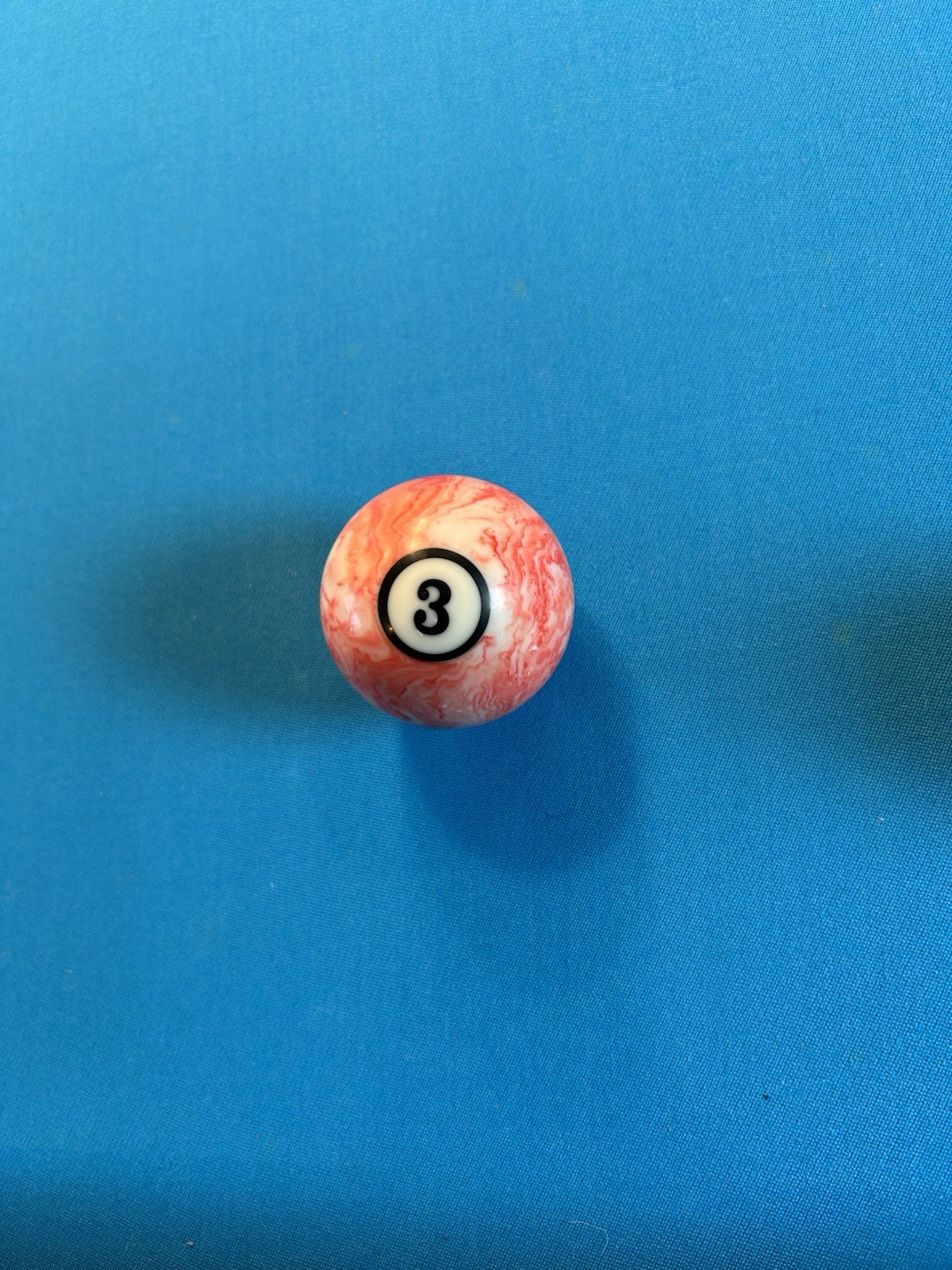 Individual marble Billiard Pool Balls #3 Three ball