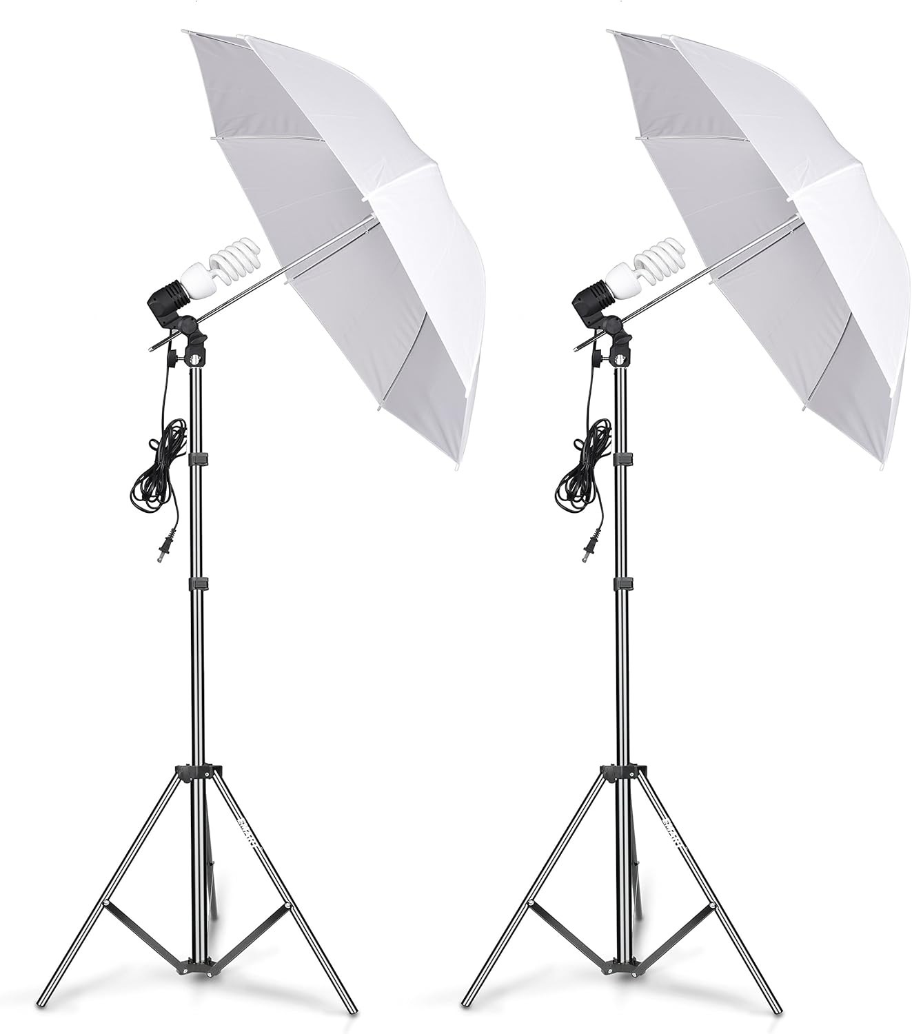 EMART Photography Umbrella Lighting Kit, 400W 5500K Photo 2 Pack,