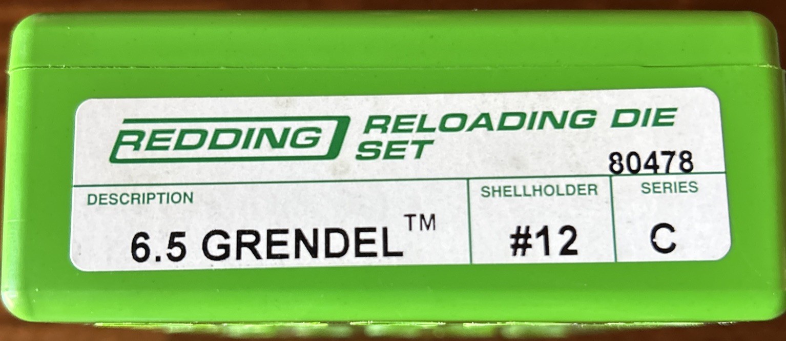 Redding 6.5 Grendel Reloading Die Set