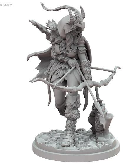 █ Archer Kingdom Death 30mm(Base) Resin Unassembled WH492