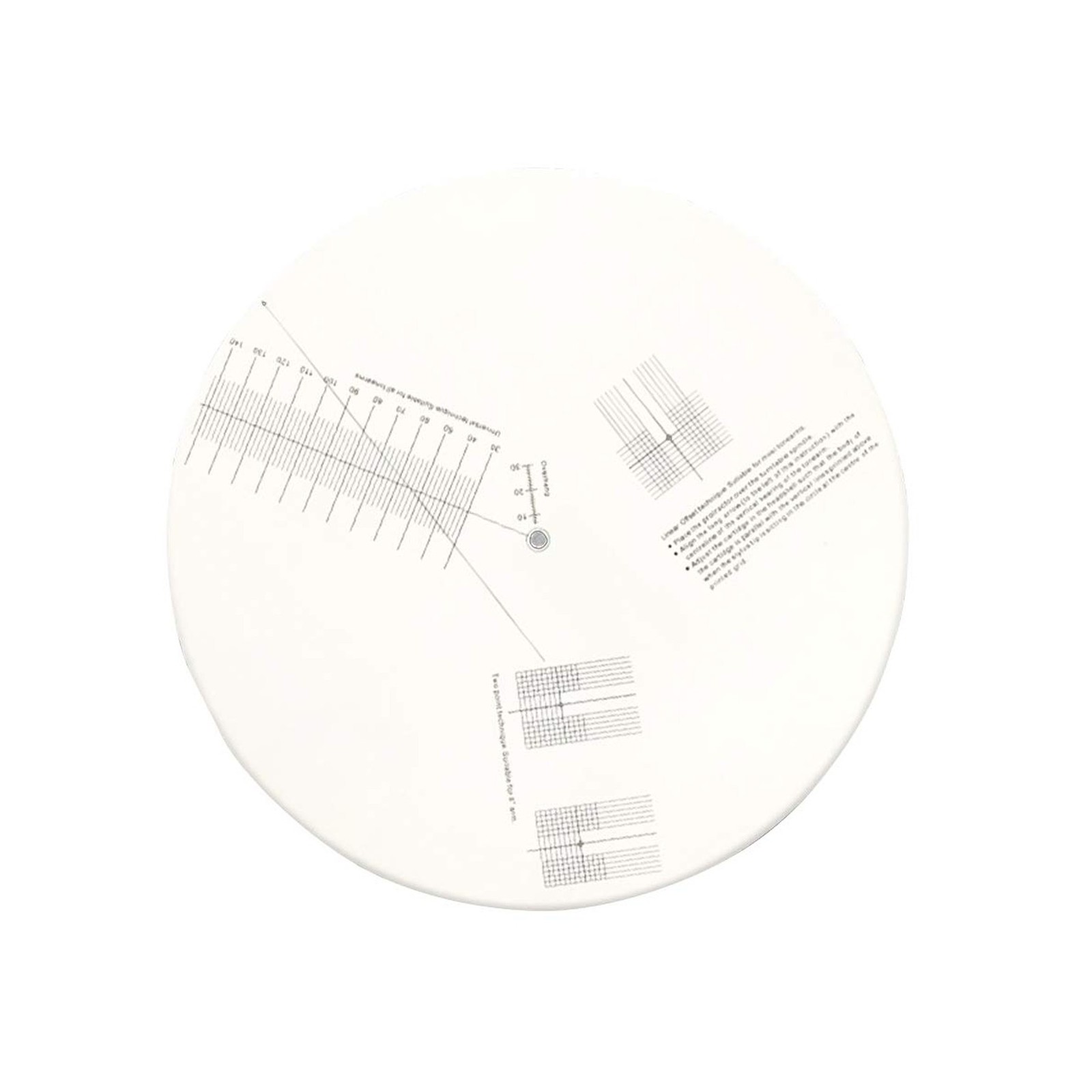 Acrylic Turntable Mat Cartridge Alignment Protractor Phonograph... FAST USA SHIP