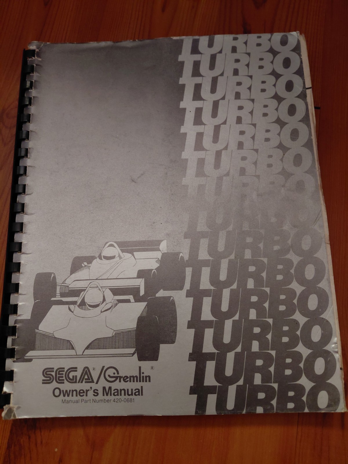Sega / Gremlin Turbo Arcade Owners Manual