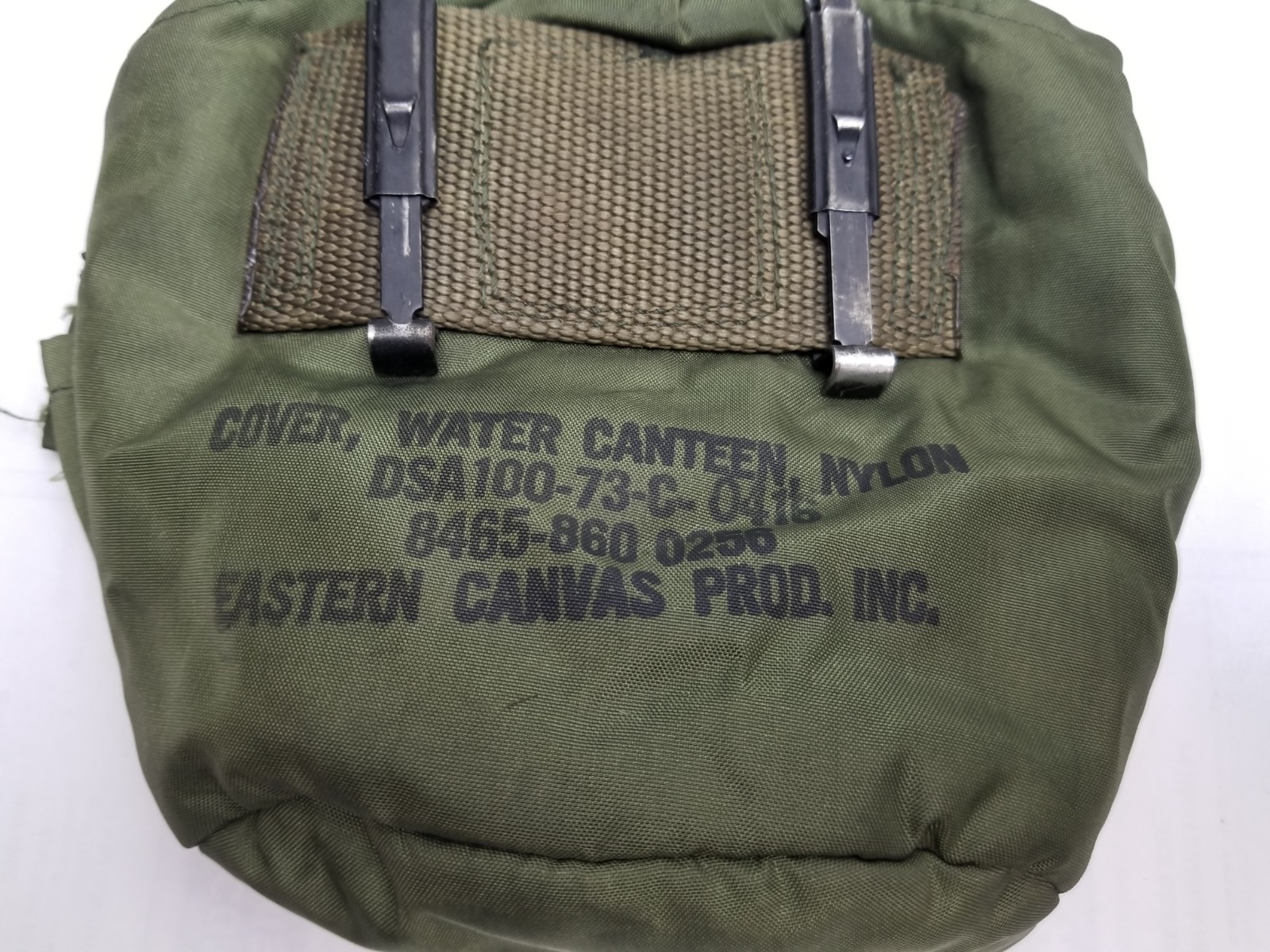 US Military Canteen Cover with Vertical Stitching Dated 1973 - US Army