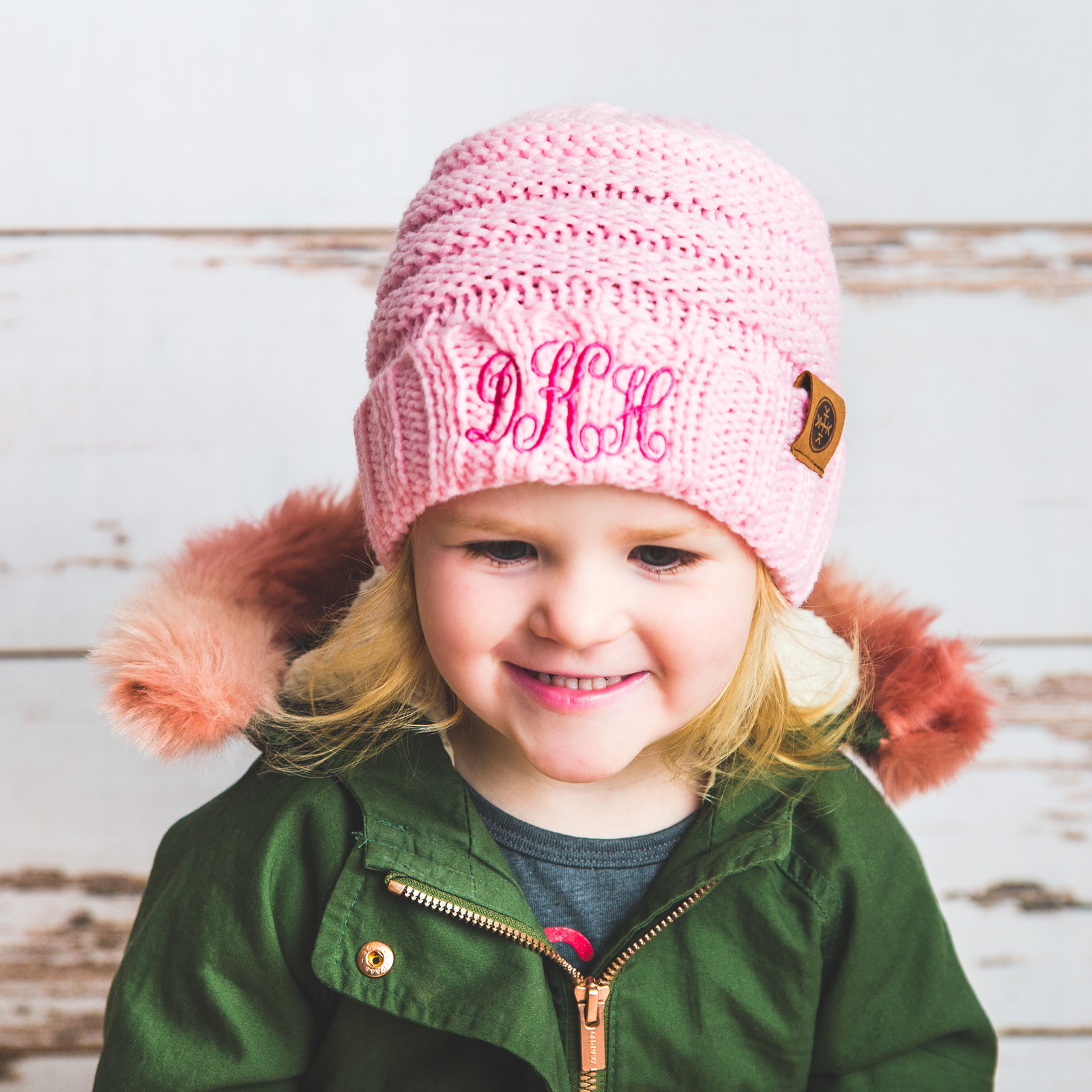 "Making It Personal" Personalized Monogramed Kid Beanies!