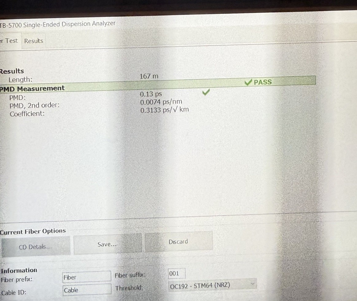 EXFO FTB-2 Pro FTB-5700 Single Ended PMD Analyzer