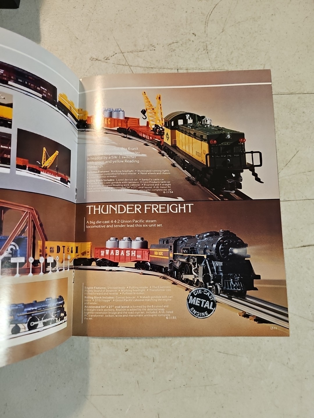 Lionel Trains Traditional Series 1982 Catalog