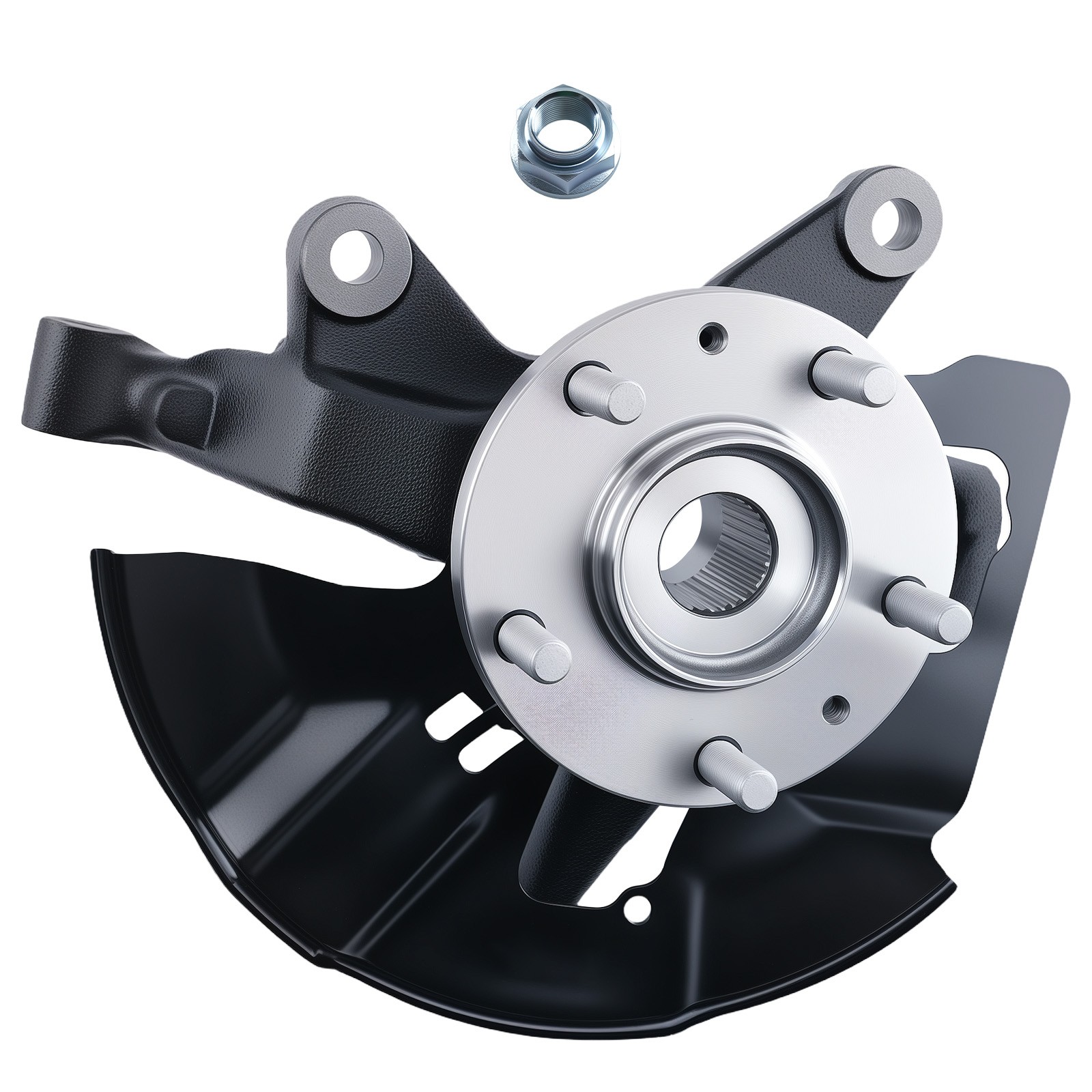 Front Passenger Steering Knuckle w/ Hub for Mazda CX-7/CX-9 2007-2015 KA698414