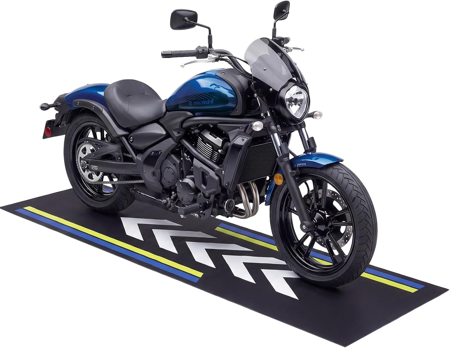 Motorcycle Garage Floor Mat 98x31" Washable Non-Slip Oil Absorbent Rug