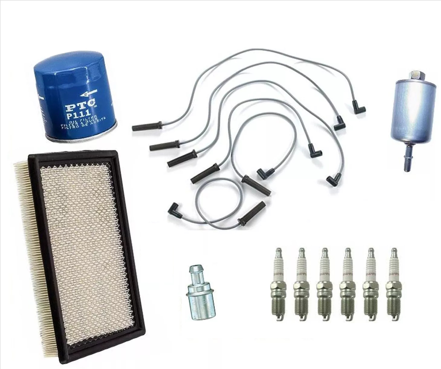 Spark Plugs Wires Air Cabin & Gas Filters for Chevrolet Malibu 3.1L 2000-2003