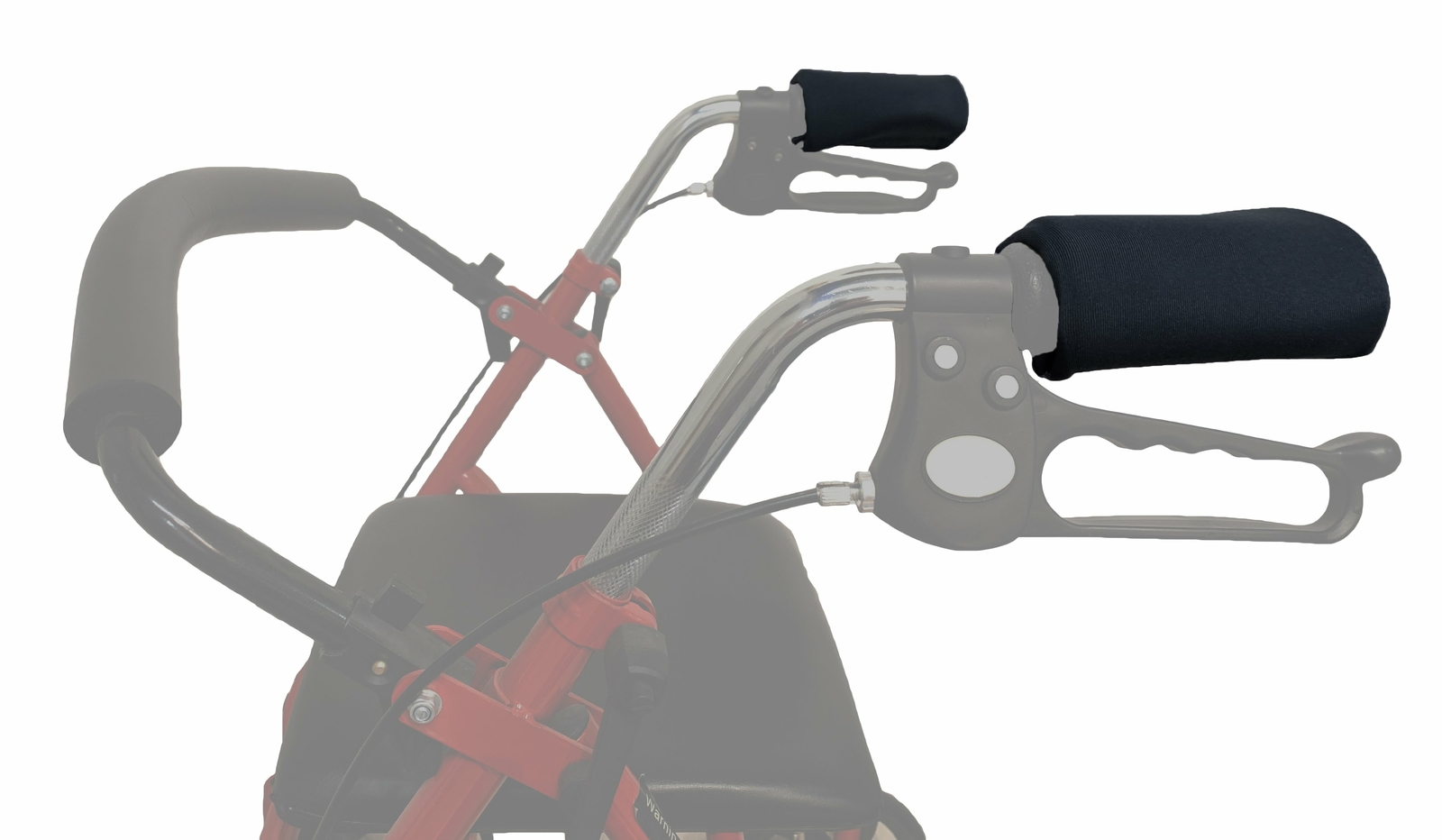 Crutcheze Walker Hand Grip Covers – Padded Rollator Handle Pads | Washable, USA