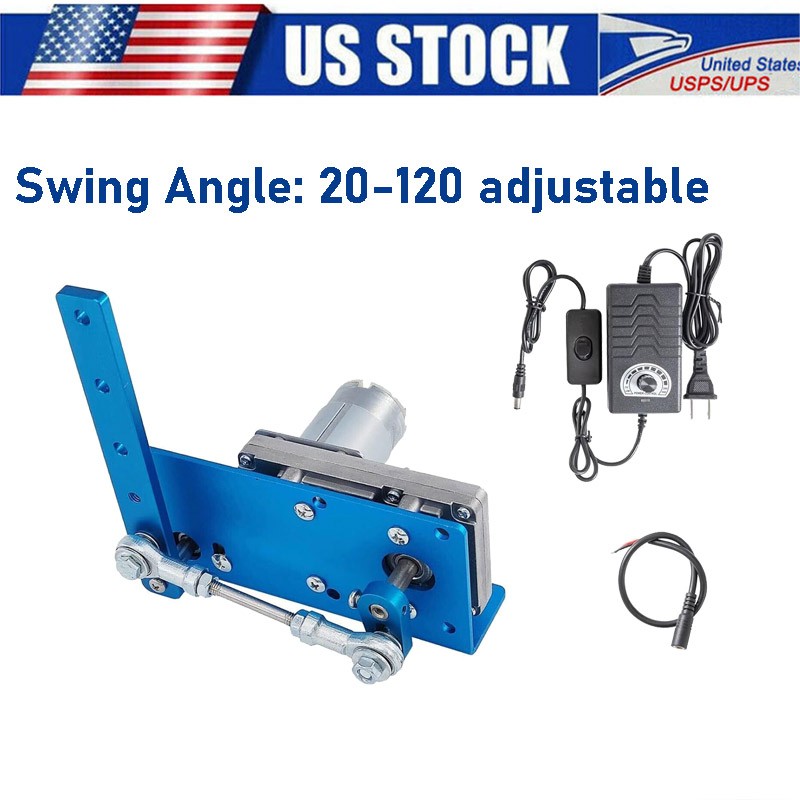 DIY Design 24V Reciprocating Swing Motor 20-120 Degrees Adjustable Speed 90rpm