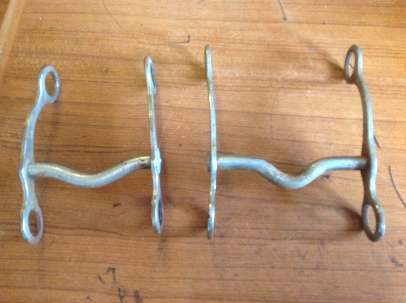 2 Antique Western Horse bit log cabin decor Bridle STEAMPUNK ART western craft