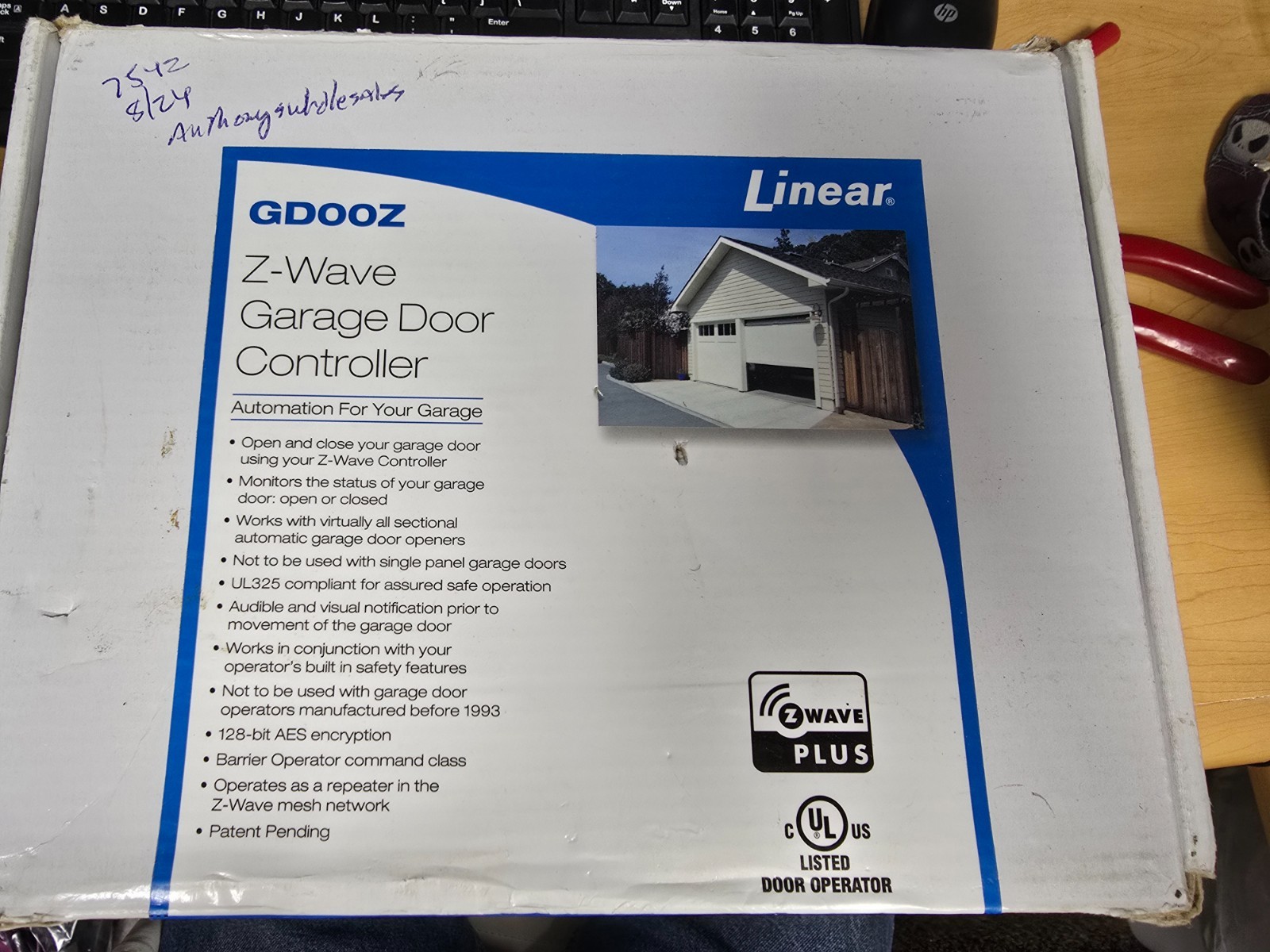 Linear GDOOZ-5 Z-Wave Garage Door Controller by Nortek