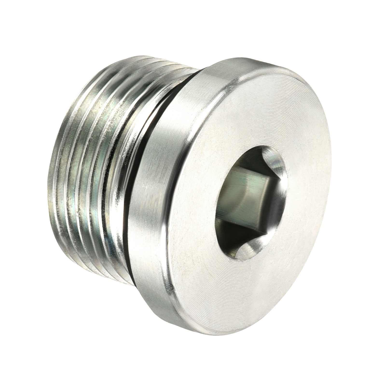 M24*1.5 Hex Head Pipe Fitting Plug, Male Thread 45# Steel Plug