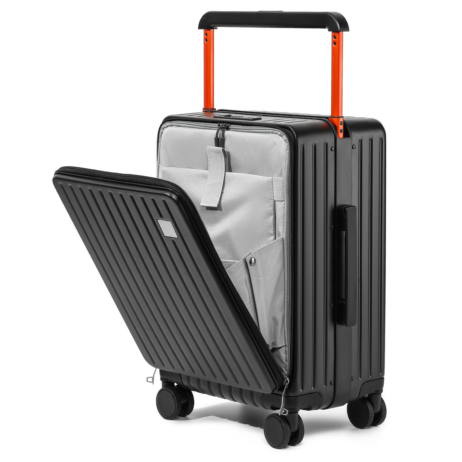 Hardshell Carry on Luggage with Front Pocket, Lightweight Hardside 20 Inch Su...