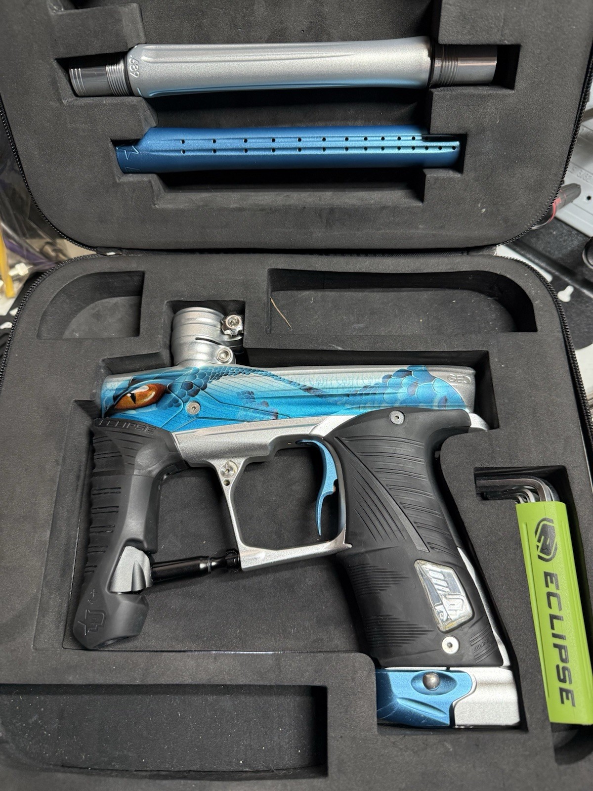 Planet Eclipse Dynasty Geo 3.5 Dragon Paintball Marker/Gun Rebuilt MINT RARE