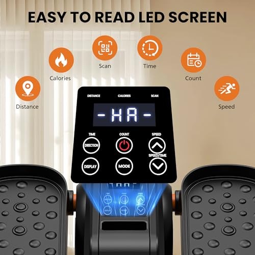 Under Desk Elliptical Machine, Quiet & Portable Electric Machine Seated Pedal