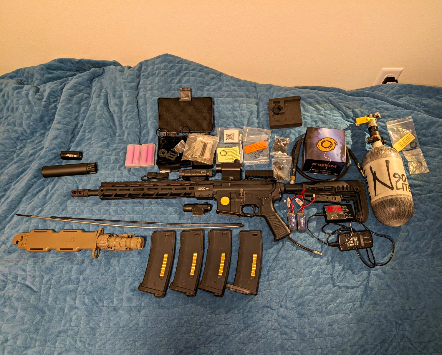 Full HPA ready to go airsort PRO kit (GUN/REGULATOR ARE STILL UNDER WARRANTY!!!)