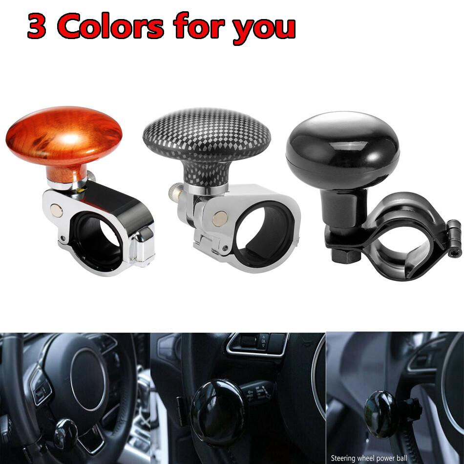 Universal Auto Heavy Duty Suicide Knob Car Steering Wheel Spinner Handle 3Colors