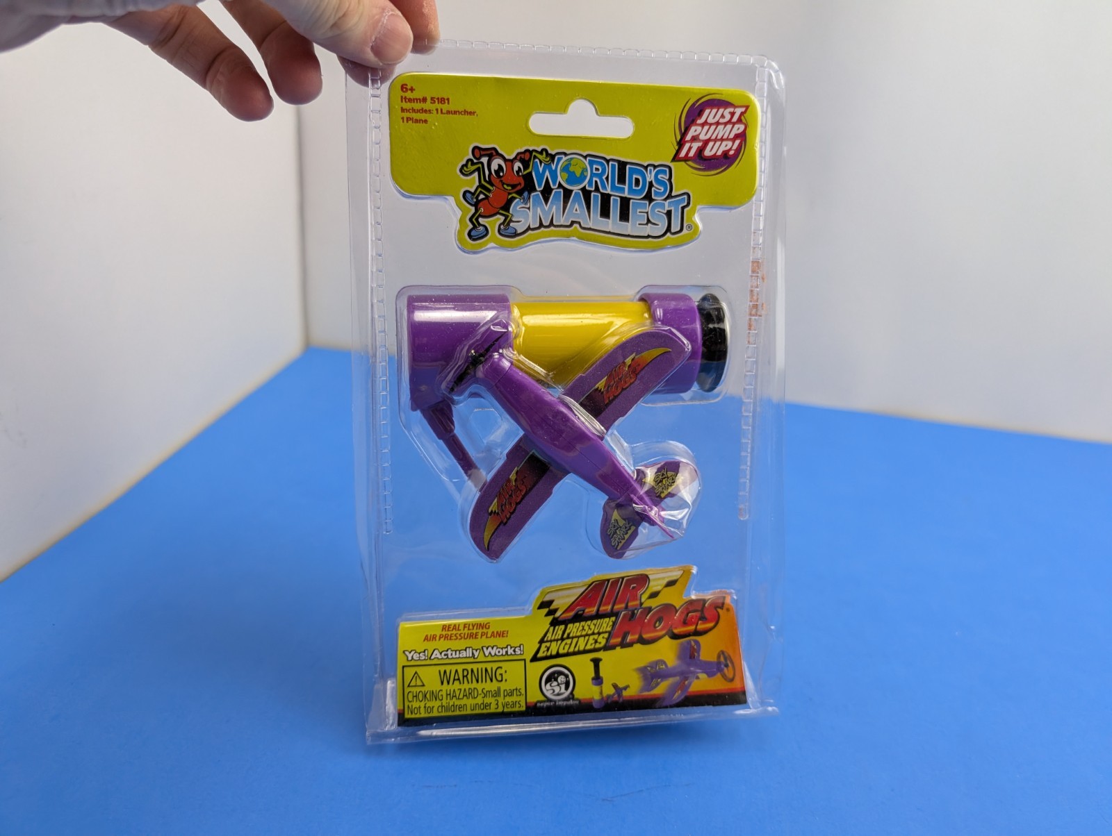 World Smallest AIR HOGS Air Pressure Engine