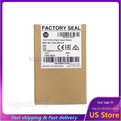 AB 1794-OB16 FLEX 16-Point Digital Output Module New Sealed PLC